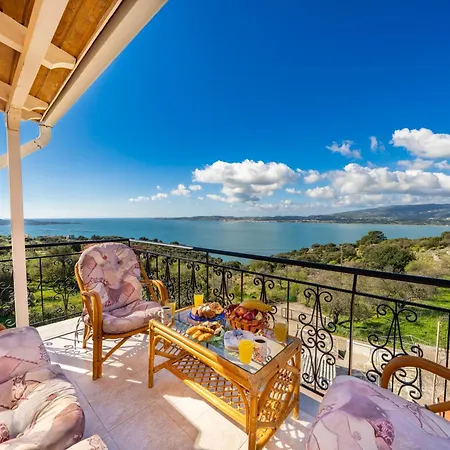 Toumazatos House Kefalonia With Sea & Sunset View Casa de Férias Fársa