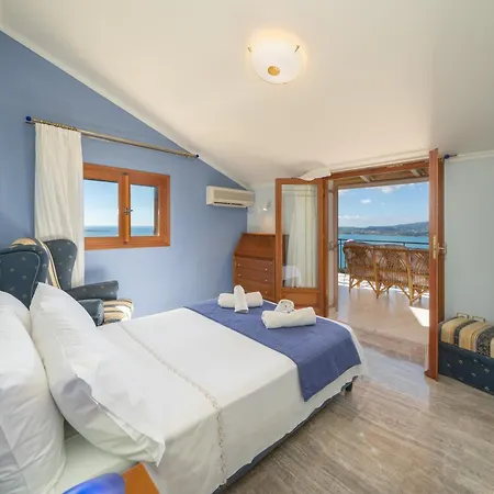 Toumazatos House Kefalonia With Sea & Sunset View Casa de Férias Fársa