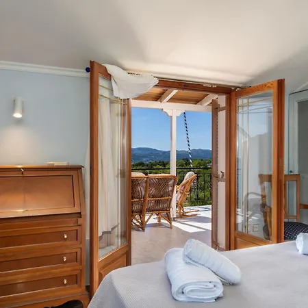 Casa de Férias Toumazatos House Kefalonia With Sea & Sunset View *